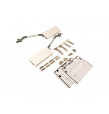 Комплект подъемного механизма TOP STAY ST для складных фасадов, индекс h=650-729 мм, нагрузка 3,7-7,2 кг, белый 1 ком.