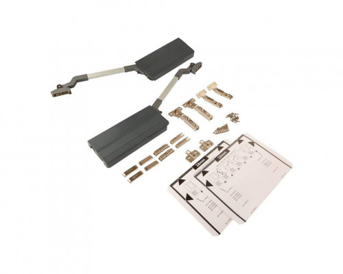 Комплект подъемного механизма TOP STAY ST для складных фасадов, индекс h=650-729 мм, нагрузка 3,7-7,2 кг, серый 1 ком.