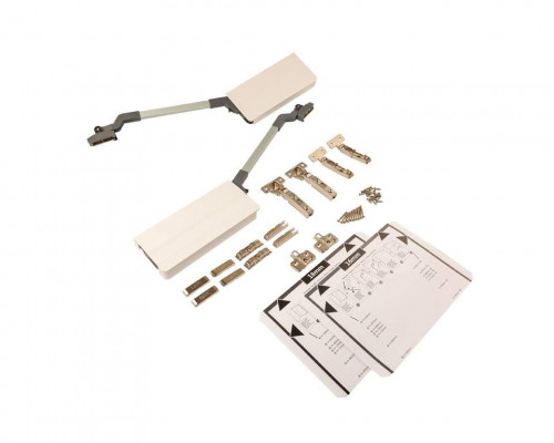 Комплект подъемного механизма TOP STAY ST для складных фасадов, индекс h=730-799 мм, нагрузка 6,3-10,6  кг, белый 1 ком.