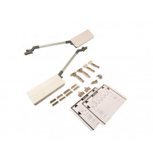 Комплект подъемного механизма TOP STAY ST для складных фасадов, индекс h=960-1040 мм, нагрузка 4,8-8,1 кг, белый 1 ком.