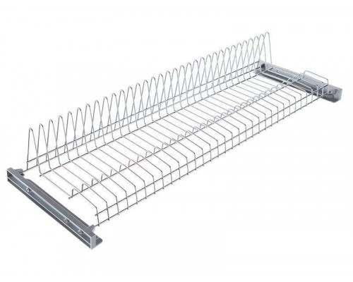 Комплект посудосушителя для тарелок/чашек в базу 800мм(для плиты 16мм), с алюмин. рамой и пласт. поддоном, регулировка по глубине 1 ком.