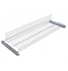 Комплект посудосушителя для тарелок/чашек в базу 600мм(для плиты 16мм), с алюмин. рамой и пласт. поддоном, регулировка по глубине 1 ком.