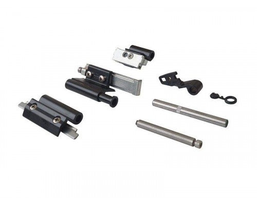 Комплект поворотно-откидных петель E-line, Европаз, 2 штуки, черный RAL9005, 4779500000TB 1 ком.