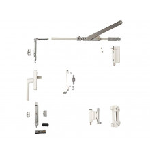 Комплект поворотно-откидной, Европаз V.01, V.02, 360-495, белый