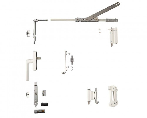 Комплект поворотно-откидной, Европаз V.01, V.02, 360-495, белый