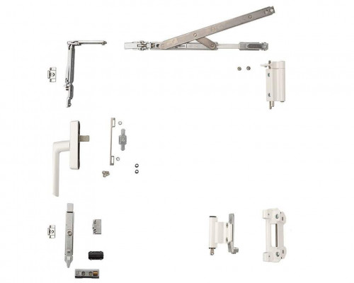 Комплект поворотно-откидной, Европаз V.01, V.02, 466-1000, белый