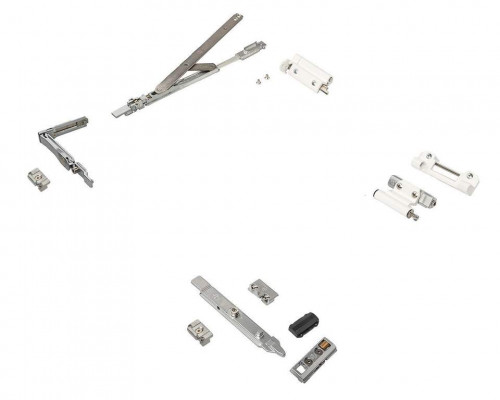 Комплект поворотно-откидной без ручки, Европаз V.01, V.02, 495-935, белый