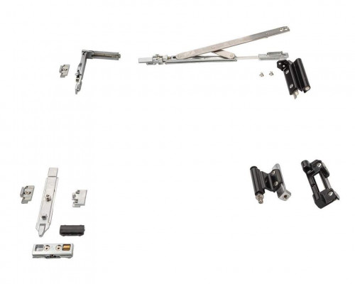 Комплект поворотно-откидной без ручки, Европаз V.01, V.02, 495-935, черный