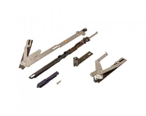 Комплект поворотно-откидной со скрытыми петлями 470-670 мм, Логика, V.01, правый, (2 пакета) 1 ком.