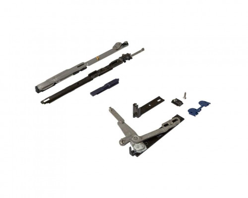 Комплект поворотно-откидной со скрытыми петлями 470-670 мм, V.01, правый, (2 пакета) 1 ком.