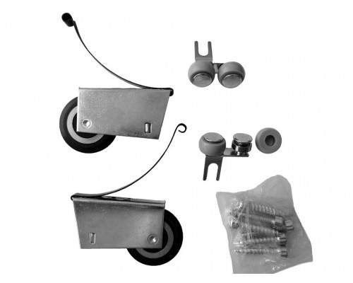 Комплект роликов на асимметричную дверь Classic Slim (2+2) 1 ком.