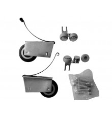 Комплект роликов на асимметричную дверь Classic Slim (2+2) 1 ком.