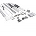 Комплект шин Patio Alversa ALU, 630-970/1930 мм, белый R07.2