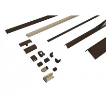 Комплект шин Patio Alversa, ПВХ/дерево, 1051-1250 мм средняя бронза, R053