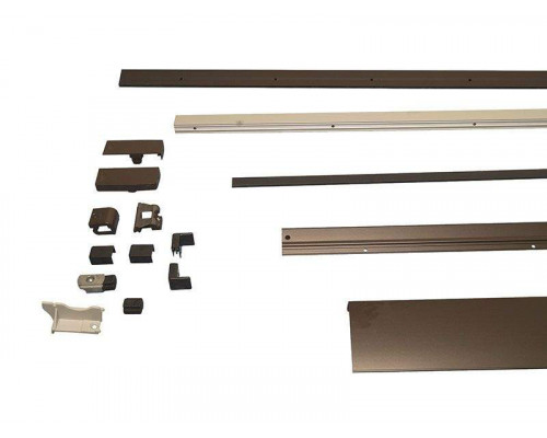 Комплект шин Patio Alversa, ПВХ/дерево, 1051-1250 мм средняя бронза, R053