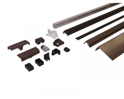 Комплект шин Patio Alversa, ПВХ/дерево, 1051-1250 мм т. бронза, R054