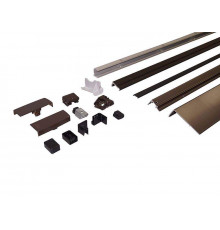 Комплект шин Patio Alversa, ПВХ/дерево, 1051-1250 мм т. бронза, R054