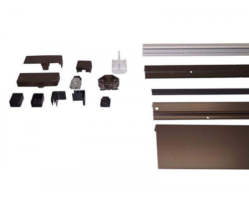 Комплект шин Patio Alversa, ПВХ/дерево, 1051-1250 мм т. бронза, R054