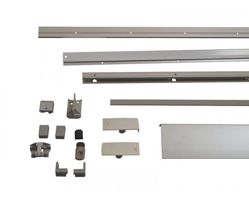 Комплект шин Patio Alversa, ПВХ/дерево, 1251-1450 мм серебро, R011