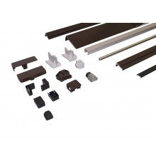 Комплект шин Patio Alversa, ПВХ/дерево, 1251-1450 мм т. бронза, R054