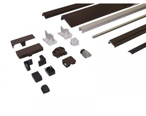 Комплект шин Patio Alversa, ПВХ/дерево, 1251-1450 мм т. бронза, R054