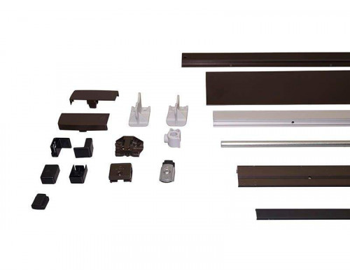 Комплект шин Patio Alversa, ПВХ/дерево, 1451-1650 мм т. бронза, R054