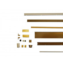 Комплект шин Patio Alversa, ПВХ/дерево, 600-900 мм бронза, R055