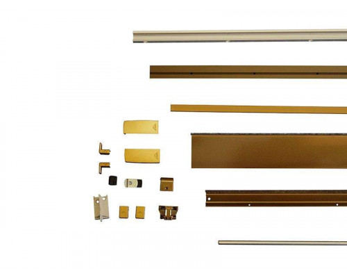 Комплект шин Patio Alversa, ПВХ/дерево, 600-900 мм бронза, R055