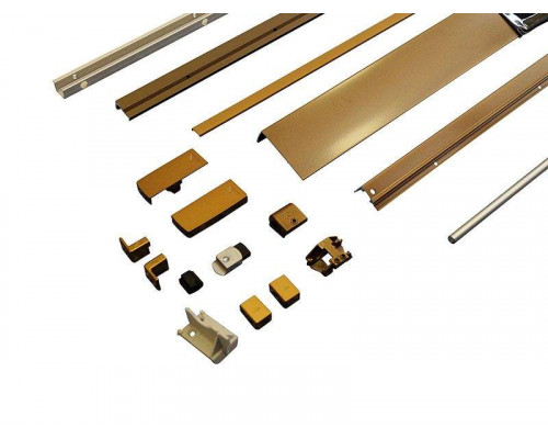 Комплект шин Patio Alversa, ПВХ/дерево, 600-900 мм бронза, R055