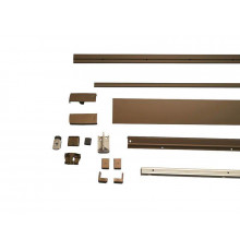 Комплект шин Patio Alversa, ПВХ/дерево, 600-900 мм средняя бронза, R053