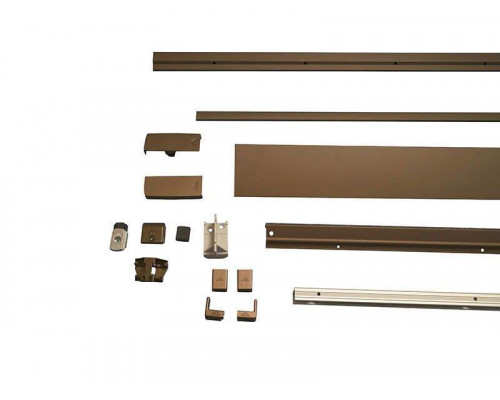 Комплект шин Patio Alversa, ПВХ/дерево, 600-900 мм средняя бронза, R053