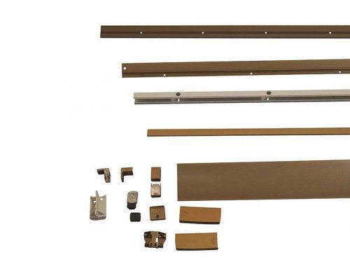 Комплект шин Patio Alversa, ПВХ/дерево, 901-1050 мм бронза, R055