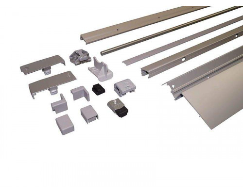 Комплект шин Patio Alversa, ПВХ/дерево, 901-1050 мм серебро, R011