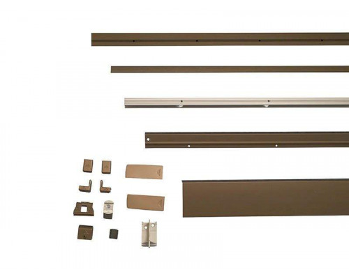 Комплект шин Patio Alversa, ПВХ/дерево, 901-1050 мм средняя бронза, R053