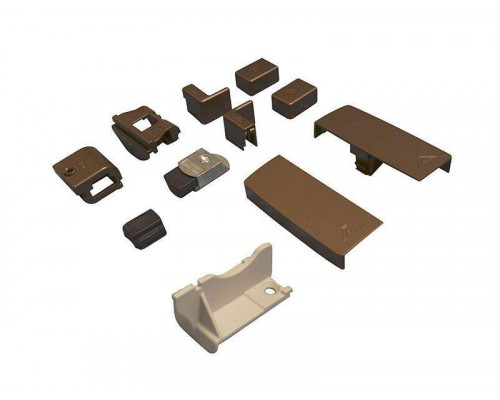 Комплект шин Patio Alversa, ПВХ/дерево, 901-1050 мм средняя бронза, R053