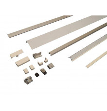 Комплект шин Patio Alversa, ПВХ/дерево, 901-1050 мм R072, белый