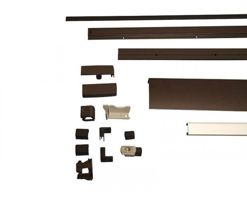 Комплект шин Patio Alversa, ПВХ/дерево, 901-1050 мм т. бронза, R054