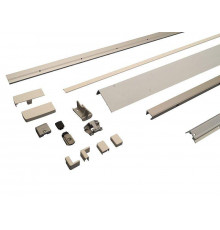 Комплект шин Patio Alversa, ПВХ/дерево, 1251-1450 мм R072, белый