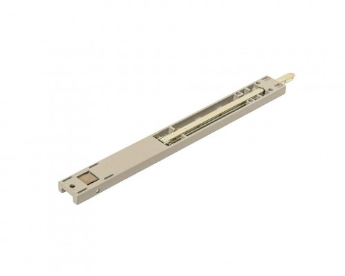 Комплект: шпингалет ELEMENTIS дверной накладной, ответная планка, саморезы, 220*22*8 мм, серебр. RAL9006 1 шт.