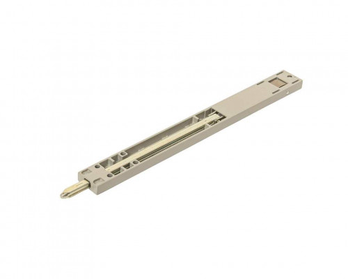 Комплект: шпингалет ELEMENTIS дверной накладной, ответная планка, саморезы, 220*22*8 мм, серебр. RAL9006 1 шт.