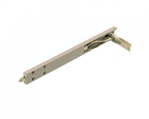 Комплект: шпингалет ELEMENTIS дверной накладной, ответная планка, саморезы, 220*22*8 мм, серебр. RAL9006 1 шт.