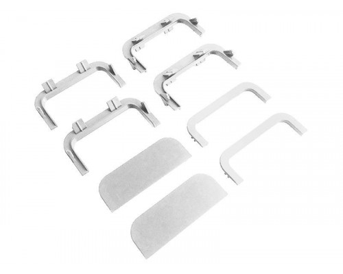 Комплект соединителей и торцевых заглушек П-образного профиля FRM9201 Gola FIRMAX(8частей), пластик, белый 1 шт.