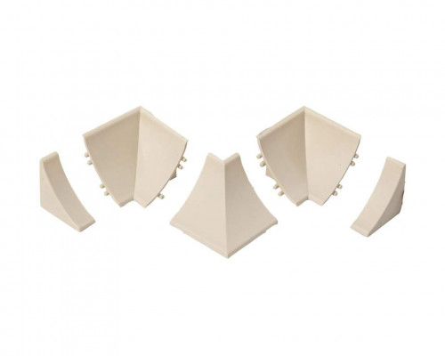 Комплект соединителей к бортику Дженерикс(13789) молочный 02 (5 частей)