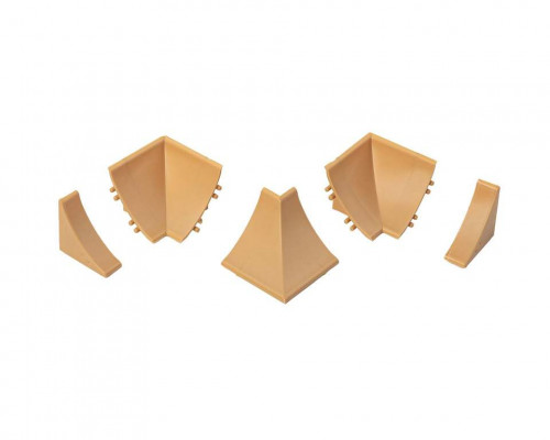 Комплект соединителей к бортику Дженерикс (94120) бежевый 04 (5 частей)