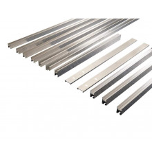 Комплект створок FLEX для двустворчатой двери 1500(Ш)х2500(В) мм (часть для покраски, необходима комплектация артикулом DOR2177B), для заполнений - стекло, 8 мм, стеклопакет 22 мм, без стекла, 8020222