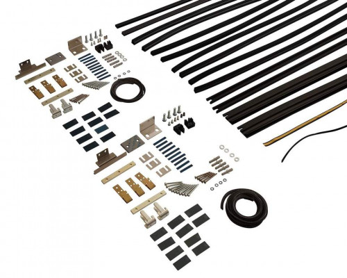 Комплект створок FLEX для двустворчатой двери 1500(Ш)х2500(В) мм (часть для сборки, в покраску не отправлять, необходима комплектация артикулом DOR2177A),  для заполнений - стекло, 8 мм, стеклопакет 2