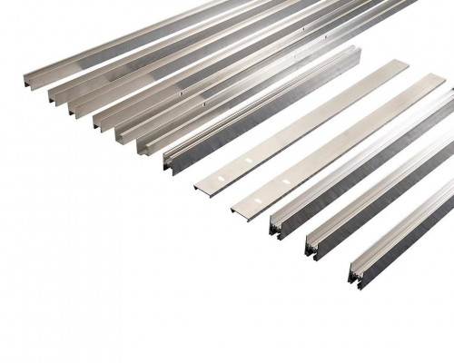 Комплект створок FLEX для двустворчатой двери 3000(Ш)x2500(В) мм (часть для покраски, необходима комплектация артикулом DOR9027B), для заполнений - стекло, 8 мм, стеклопакет 22 мм, без стекла, 8020226