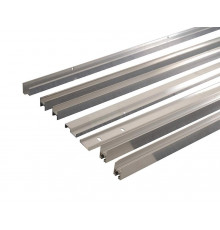 Комплект створок FLEX для одностворчатой двери 1500(Ш)x2500(В) мм (часть для покраски, необходима комплектация артикулом DOR2076B), для заполнений - стекло, 8 мм, стеклопакет 22 мм, без стекла, 8020218)