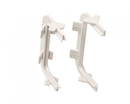 Комплект угловых элементов 90° (внешний+внутренний) П-образного профиля FRM9201 Gola FIRMAX(2 части), пластик, белый