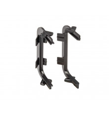 Комплект угловых элементов 90° (внешний+внутренний) П-образного профиля FRM9201 Gola FIRMAX(2 части), пластик, черный